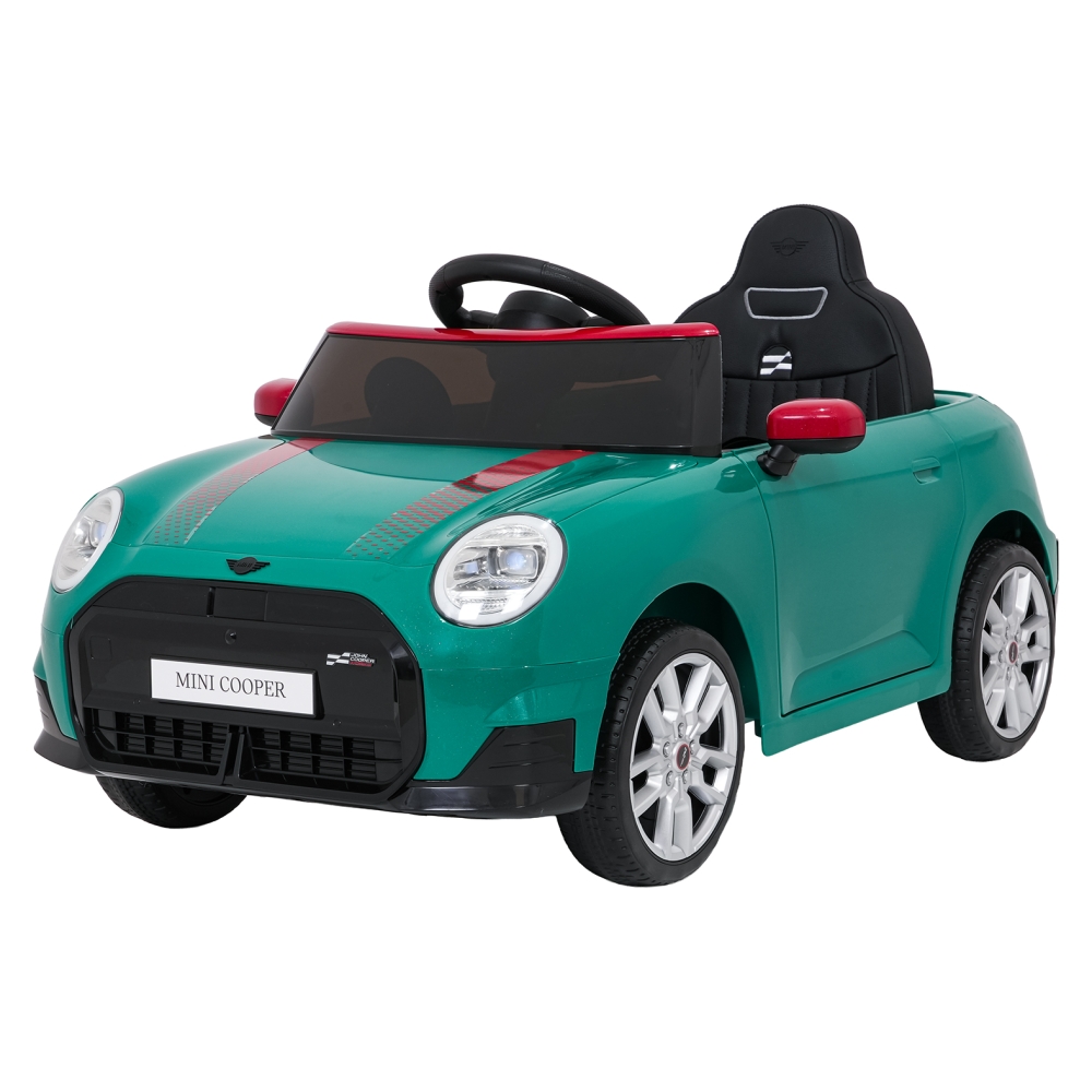 Elektromobilis Mini Cooper, Green-Elektromobiliai vaikams, Mašinos-e-vaikas