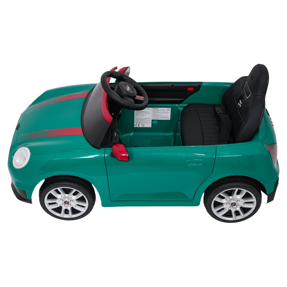 Elektromobilis Mini Cooper, Green-Elektromobiliai vaikams, Mašinos-e-vaikas