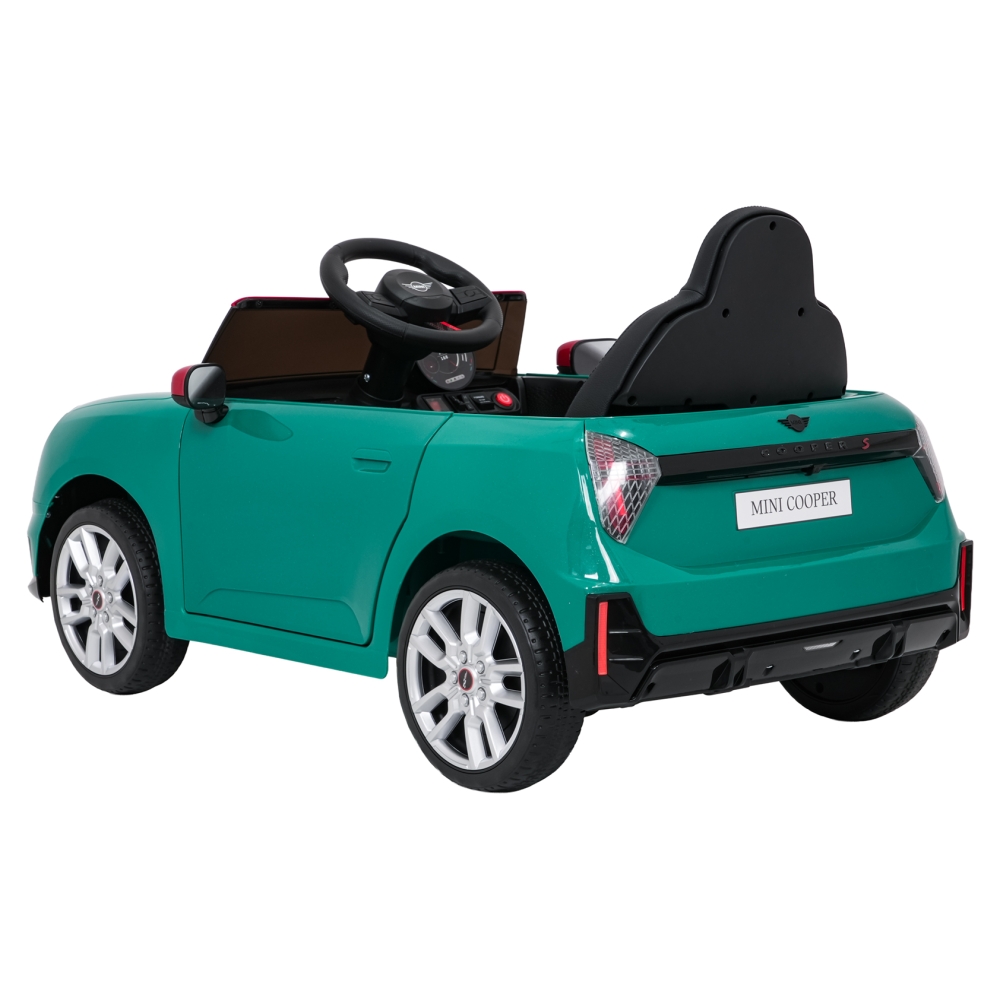 Elektromobilis Mini Cooper, Green-Elektromobiliai vaikams, Mašinos-e-vaikas