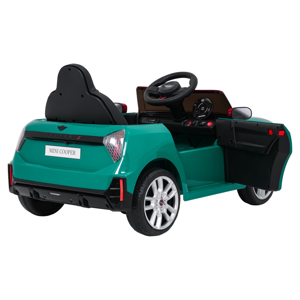 Elektromobilis Mini Cooper, Green-Elektromobiliai vaikams, Mašinos-e-vaikas