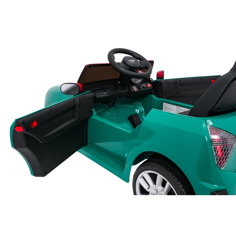 Elektromobilis Mini Cooper, Green-Elektromobiliai vaikams, Mašinos-e-vaikas
