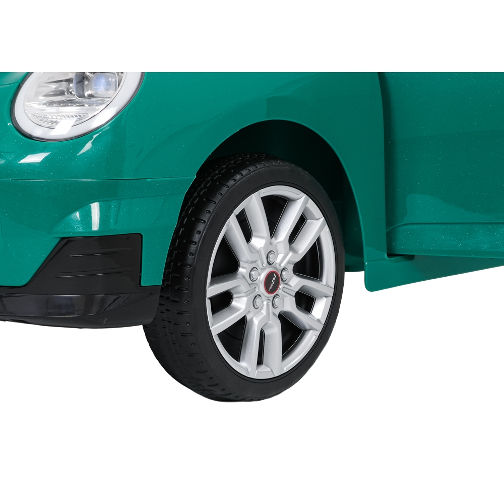 Elektromobilis Mini Cooper, Green-Elektromobiliai vaikams, Mašinos-e-vaikas