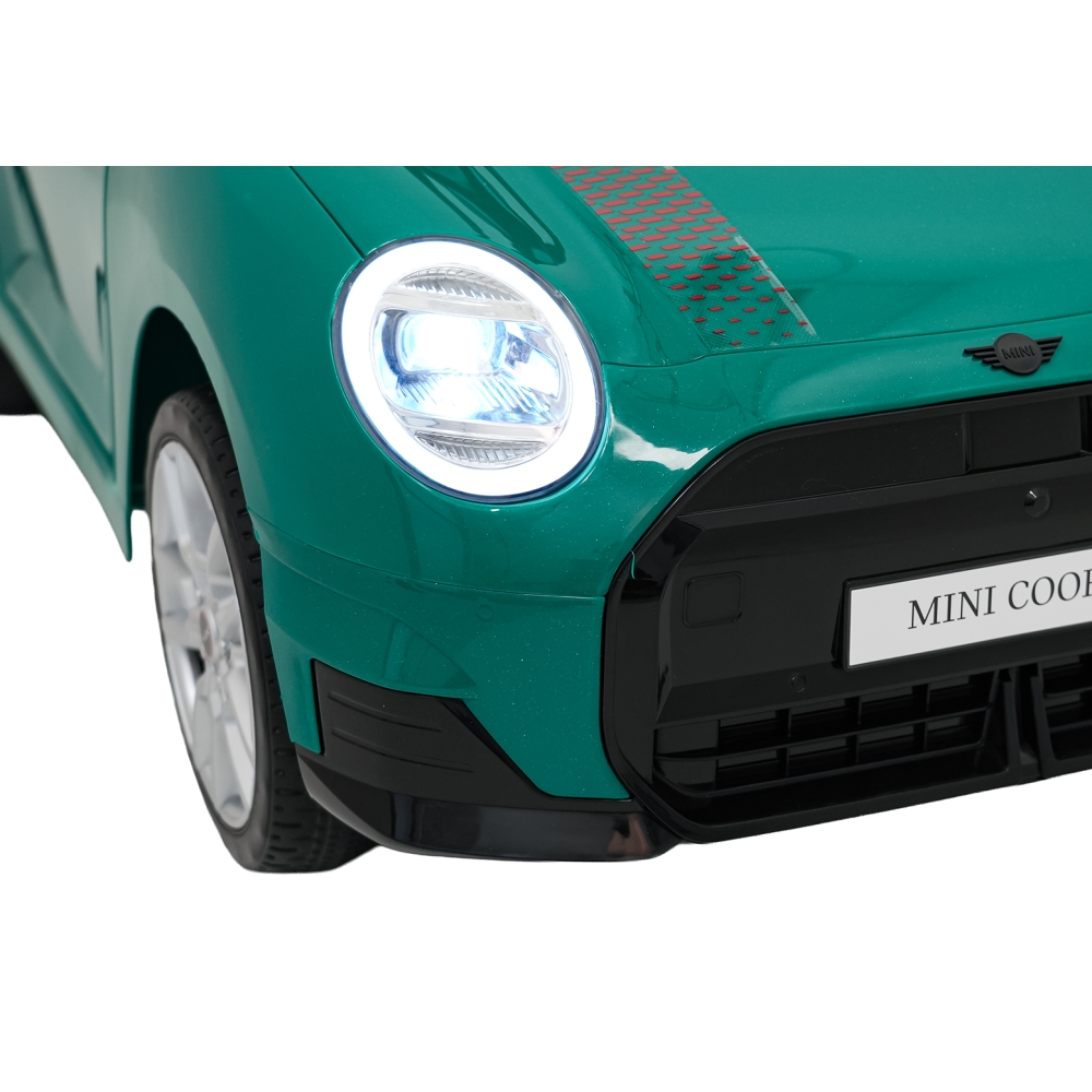 Elektromobilis Mini Cooper, Green-Elektromobiliai vaikams, Mašinos-e-vaikas