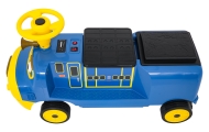 Transporto priemonė Lokomotyvas (mėlyna)-Elektromobiliai vaikams, Mašinos-e-vaikas