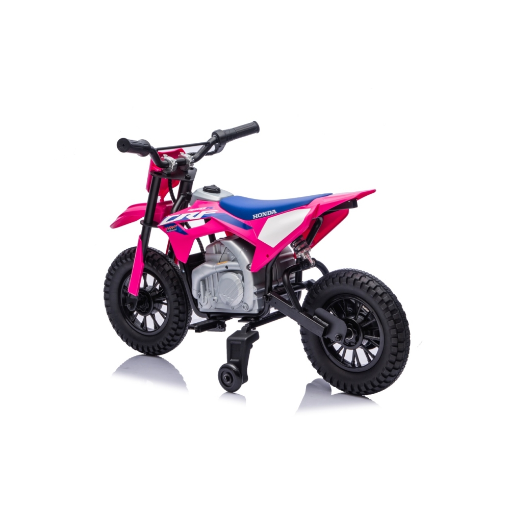 Elektrinis motociklas HONDA CFR450R, Pink-Elektromobiliai vaikams, Motociklai-e-vaikas