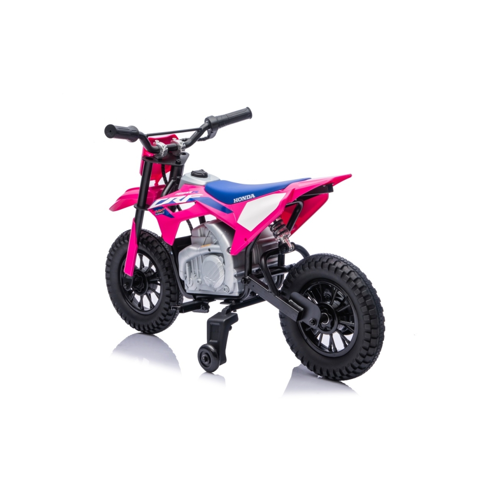 Elektrinis motociklas HONDA CFR450R, Pink-Elektromobiliai vaikams, Motociklai-e-vaikas