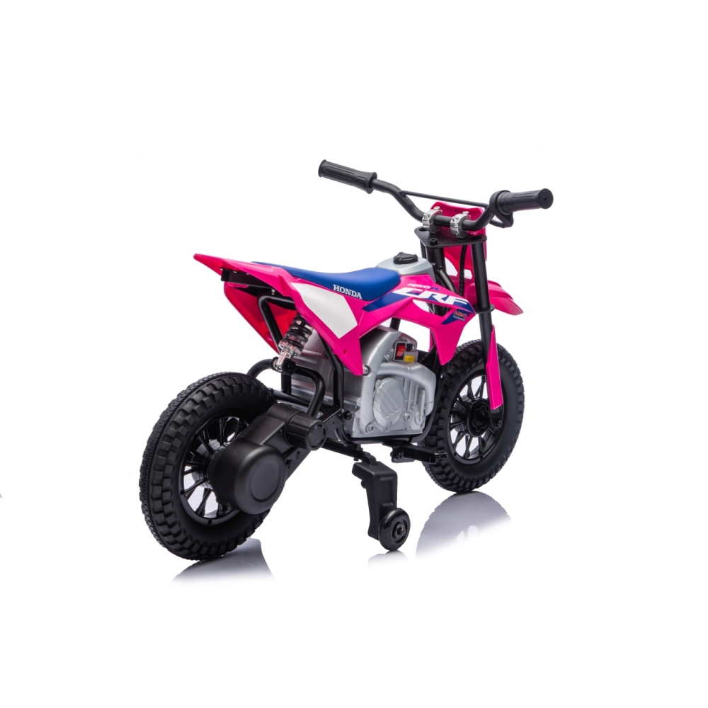 Elektrinis motociklas HONDA CFR450R, Pink-Elektromobiliai vaikams, Motociklai-e-vaikas