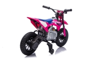 Elektrinis motociklas HONDA CFR450R, Pink-Elektromobiliai vaikams, Motociklai-e-vaikas