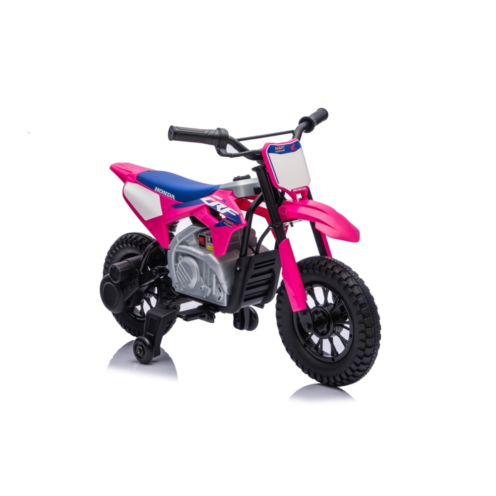 Elektrinis motociklas HONDA CFR450R, Pink-Elektromobiliai vaikams, Motociklai-e-vaikas