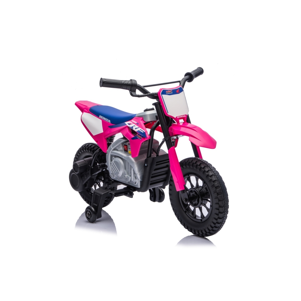Elektrinis motociklas HONDA CFR450R, Pink-Elektromobiliai vaikams, Motociklai-e-vaikas