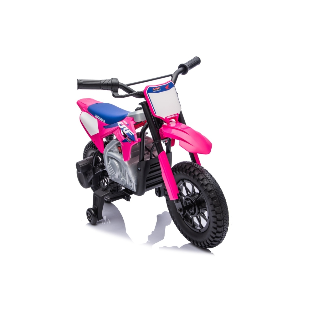 Elektrinis motociklas HONDA CFR450R, Pink-Elektromobiliai vaikams, Motociklai-e-vaikas