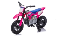 Elektrinis motociklas HONDA CFR450R, Pink-Elektromobiliai vaikams, Motociklai-e-vaikas