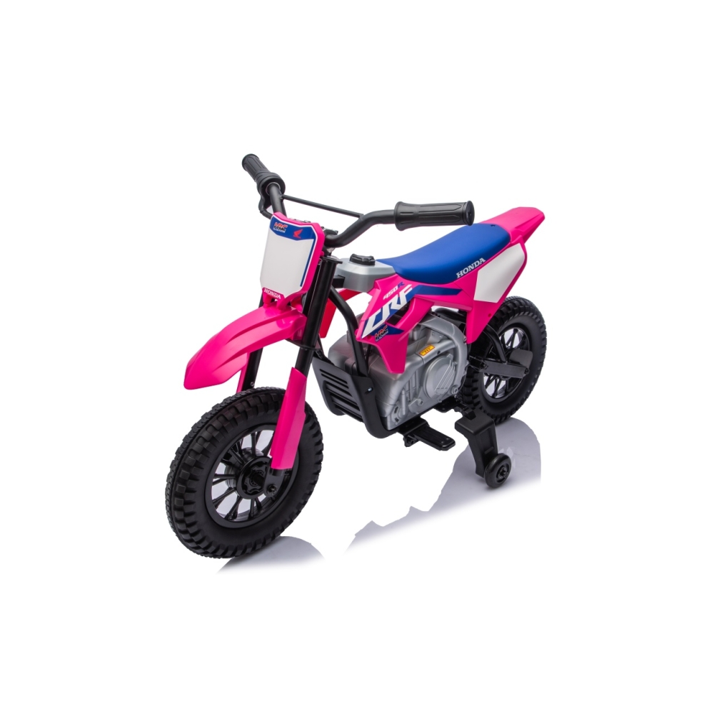 Elektrinis motociklas HONDA CFR450R, Pink-Elektromobiliai vaikams, Motociklai-e-vaikas