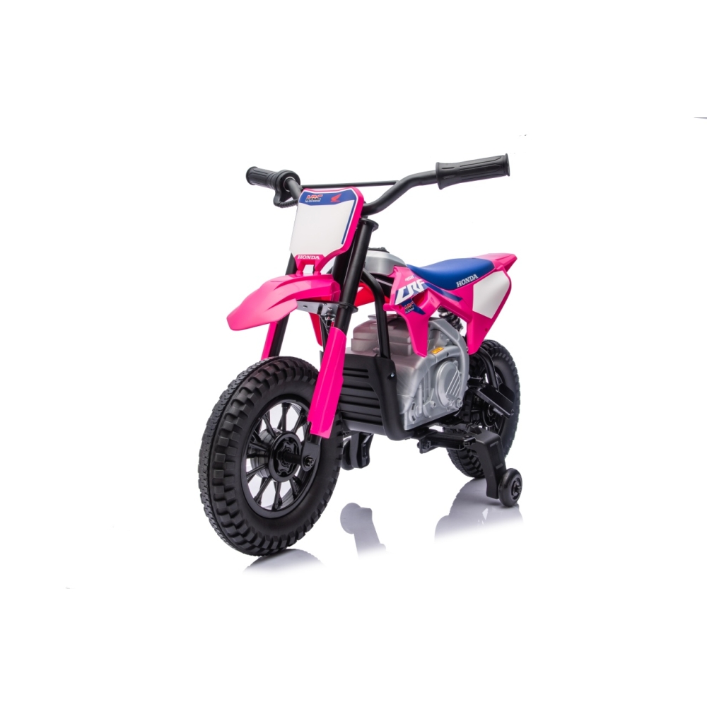 Elektrinis motociklas HONDA CFR450R, Pink-Elektromobiliai vaikams, Motociklai-e-vaikas