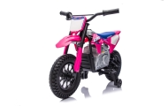 Elektrinis motociklas HONDA CFR450R, Pink-Elektromobiliai vaikams, Motociklai-e-vaikas