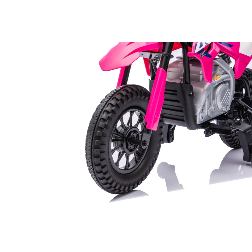 Elektrinis motociklas HONDA CFR450R, Pink-Elektromobiliai vaikams, Motociklai-e-vaikas