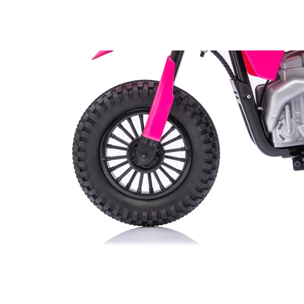 Elektrinis motociklas HONDA CFR450R, Pink-Elektromobiliai vaikams, Motociklai-e-vaikas