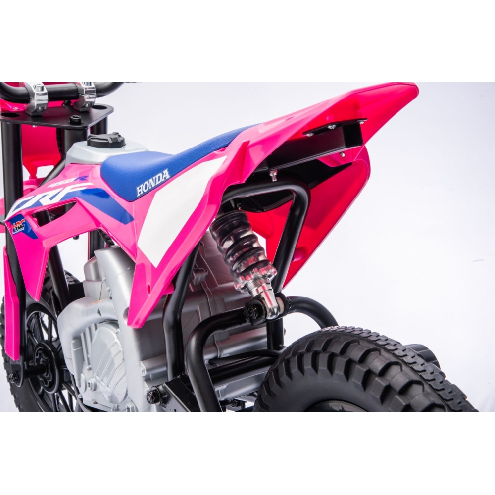 Elektrinis motociklas HONDA CFR450R, Pink-Elektromobiliai vaikams, Motociklai-e-vaikas