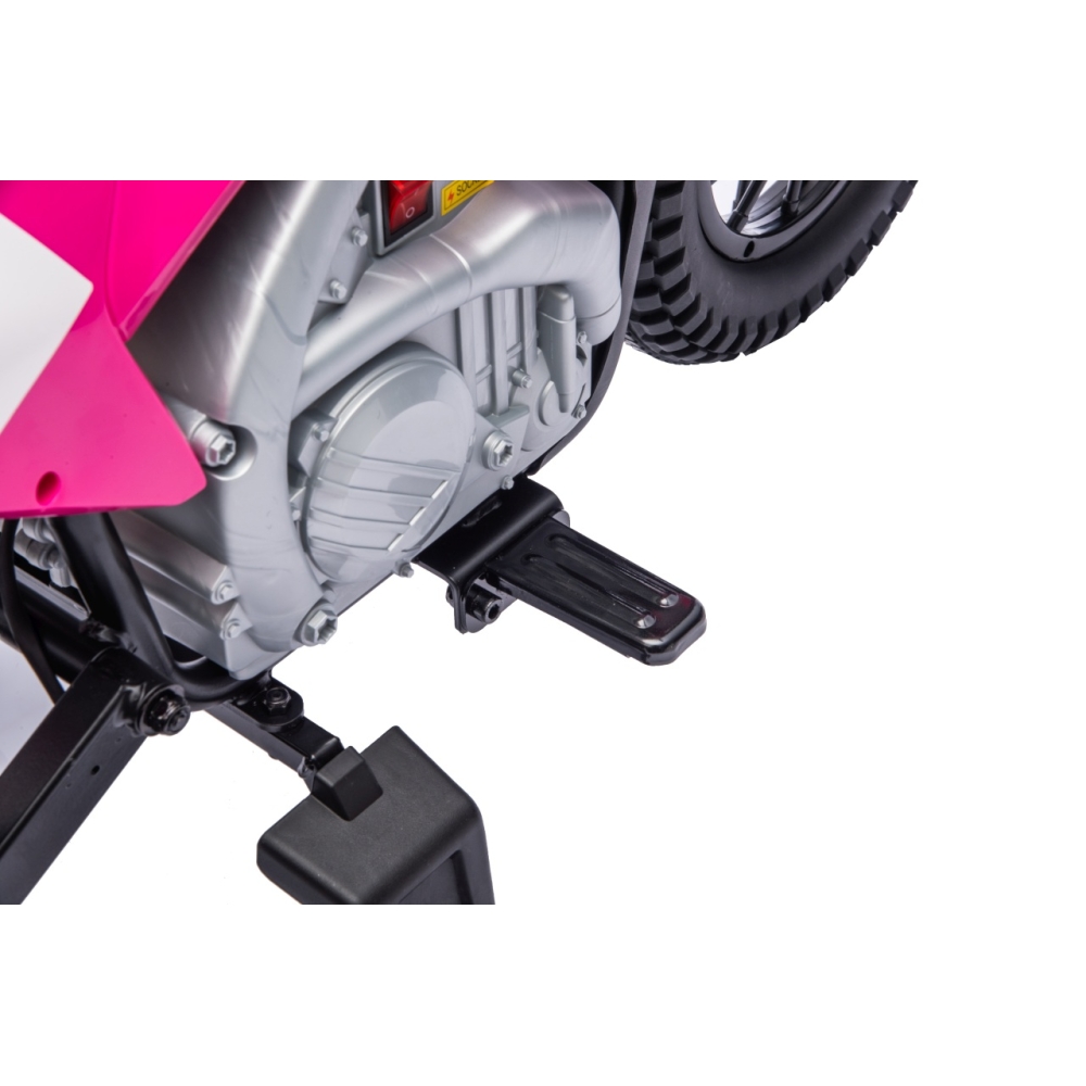 Elektrinis motociklas HONDA CFR450R, Pink-Elektromobiliai vaikams, Motociklai-e-vaikas