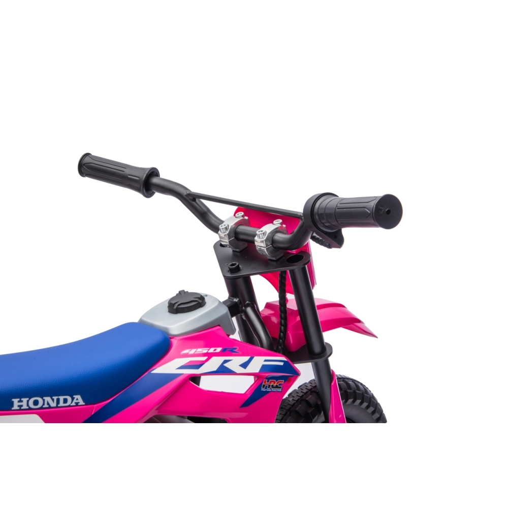 Elektrinis motociklas HONDA CFR450R, Pink-Elektromobiliai vaikams, Motociklai-e-vaikas