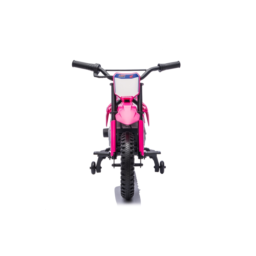 Elektrinis motociklas HONDA CFR450R, Pink-Elektromobiliai vaikams, Motociklai-e-vaikas