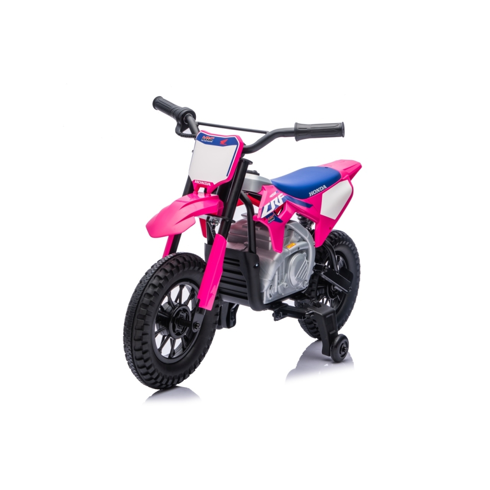 Elektrinis motociklas HONDA CFR450R, Pink-Elektromobiliai vaikams, Motociklai-e-vaikas