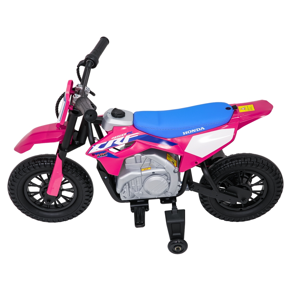 Elektrinis motociklas HONDA CFR450R, Pink-Elektromobiliai vaikams, Motociklai-e-vaikas