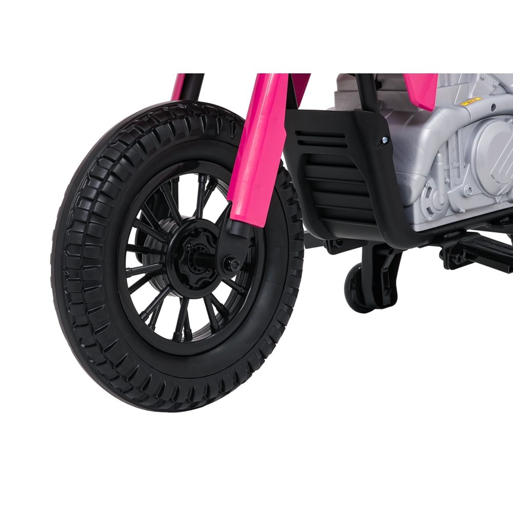 Elektrinis motociklas HONDA CFR450R, Pink-Elektromobiliai vaikams, Motociklai-e-vaikas