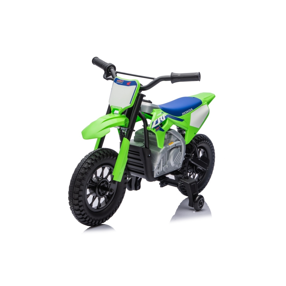 Elektrinis motociklas HONDA CFR450R, Green-Elektromobiliai vaikams, Motociklai-e-vaikas