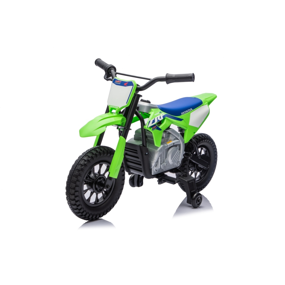 Elektrinis motociklas HONDA CFR450R, Green-Elektromobiliai vaikams, Motociklai-e-vaikas