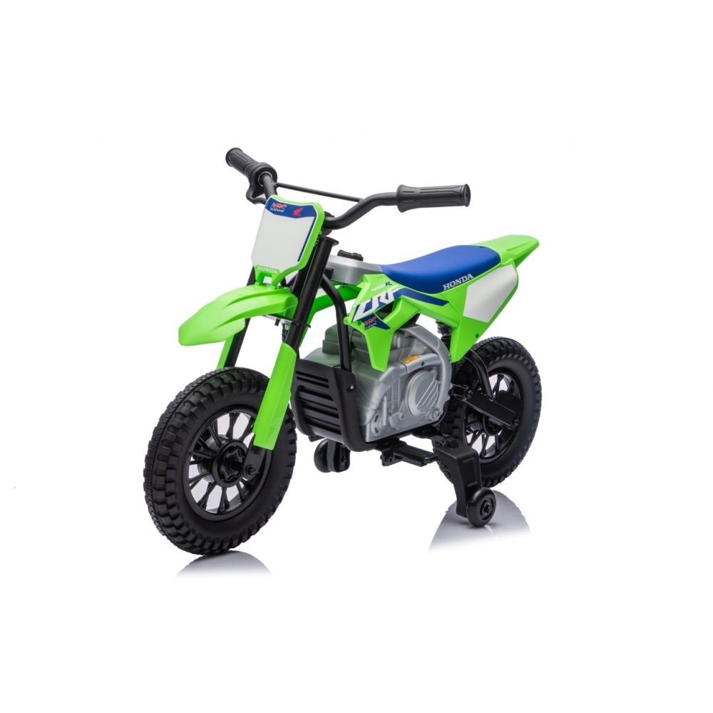 Elektrinis motociklas HONDA CFR450R, Green-Elektromobiliai vaikams, Motociklai-e-vaikas