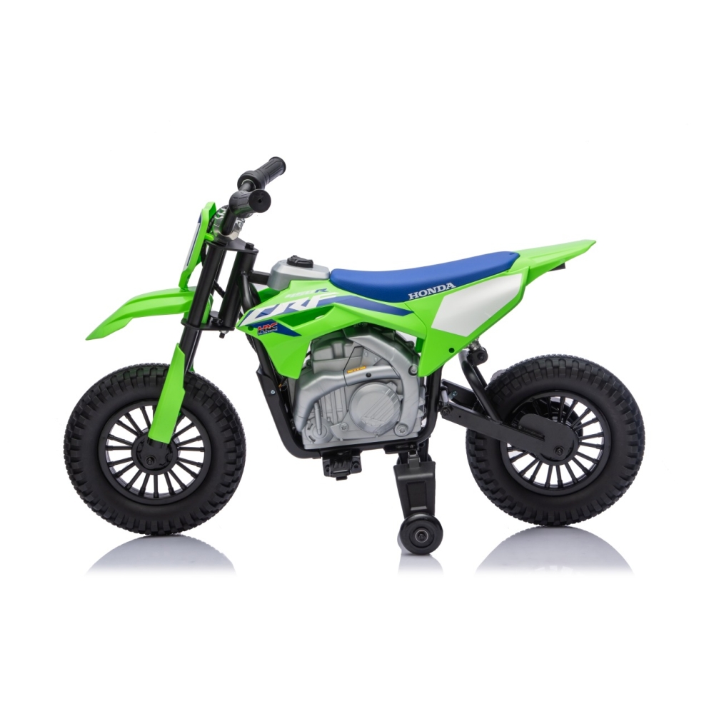 Elektrinis motociklas HONDA CFR450R, Green-Elektromobiliai vaikams, Motociklai-e-vaikas