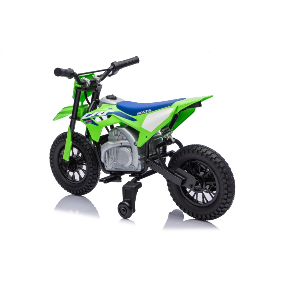 Elektrinis motociklas HONDA CFR450R, Green-Elektromobiliai vaikams, Motociklai-e-vaikas