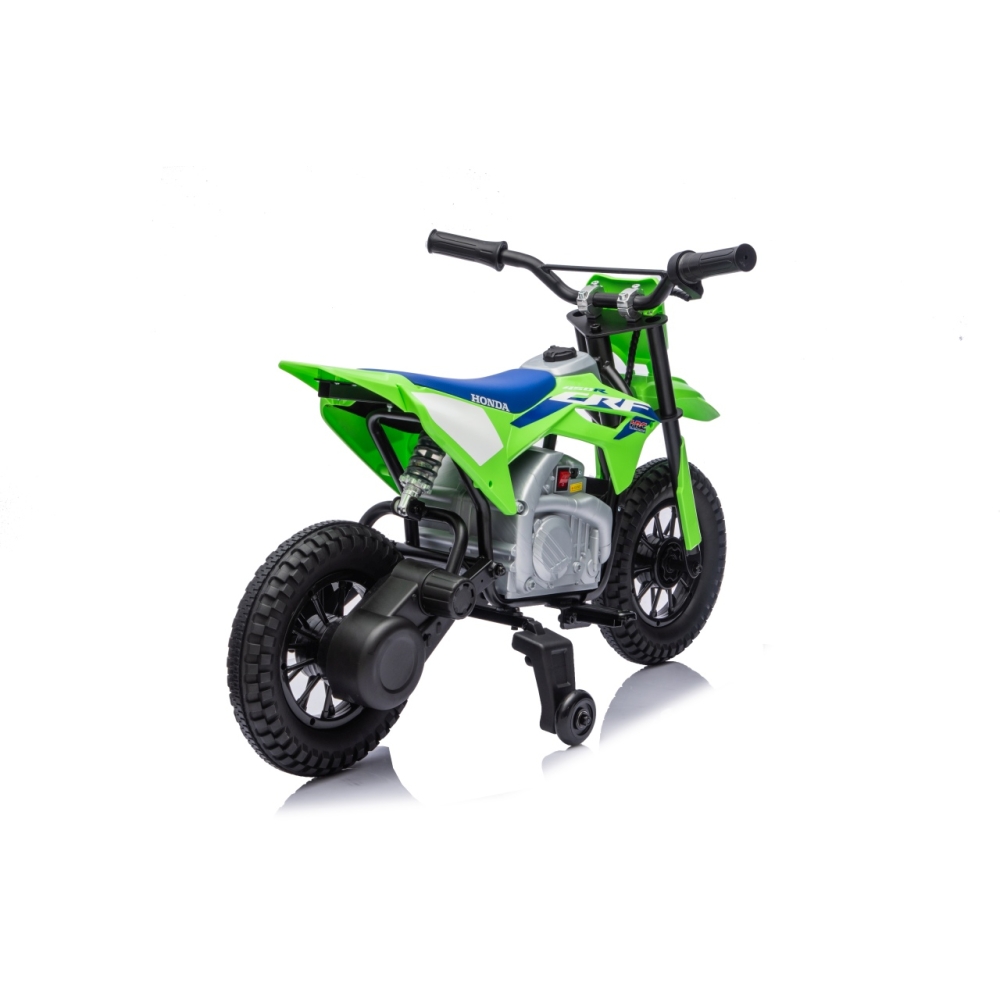Elektrinis motociklas HONDA CFR450R, Green-Elektromobiliai vaikams, Motociklai-e-vaikas