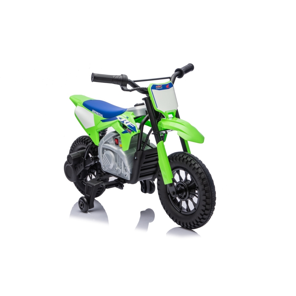 Elektrinis motociklas HONDA CFR450R, Green-Elektromobiliai vaikams, Motociklai-e-vaikas