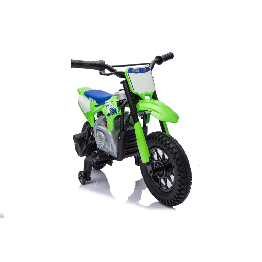Elektrinis motociklas HONDA CFR450R, Green-Elektromobiliai vaikams, Motociklai-e-vaikas