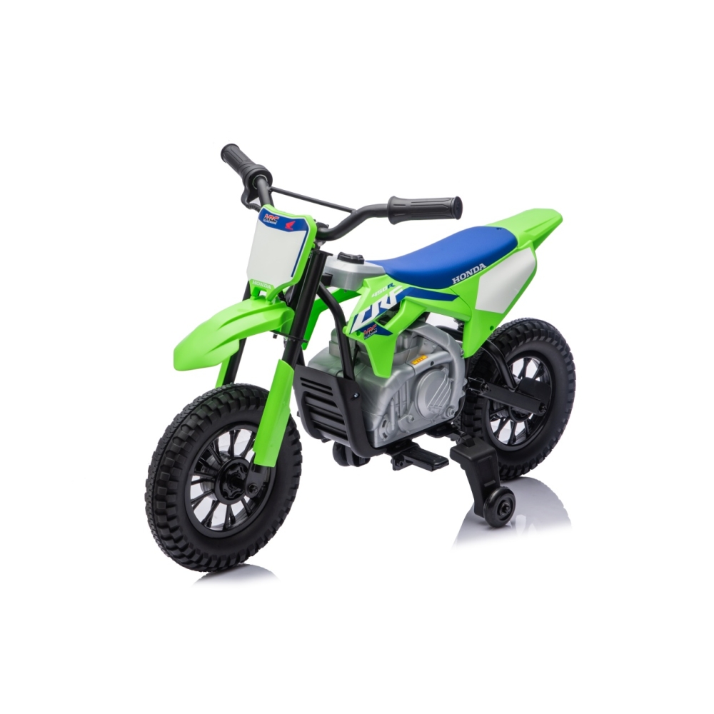 Elektrinis motociklas HONDA CFR450R, Green-Elektromobiliai vaikams, Motociklai-e-vaikas