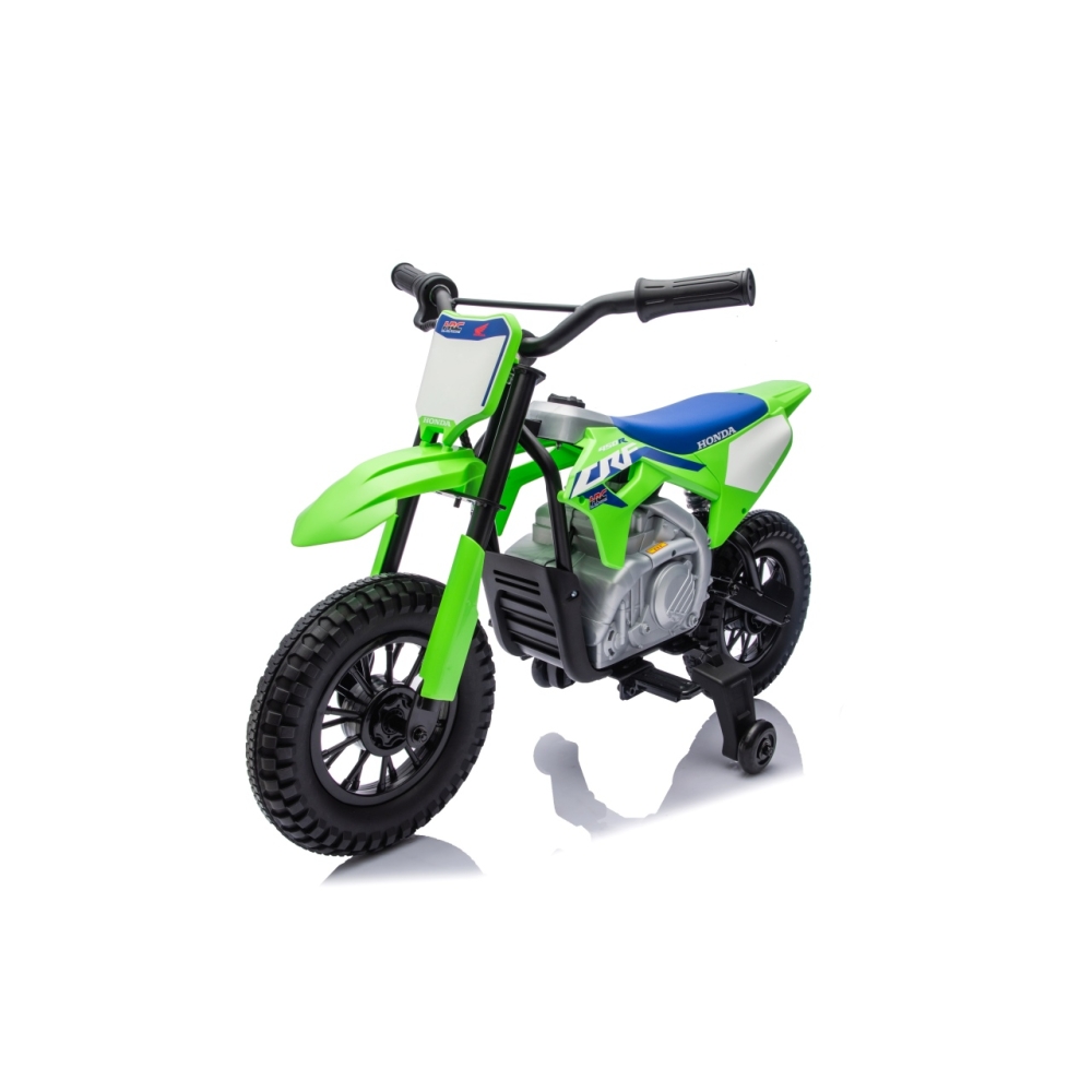 Elektrinis motociklas HONDA CFR450R, Green-Elektromobiliai vaikams, Motociklai-e-vaikas