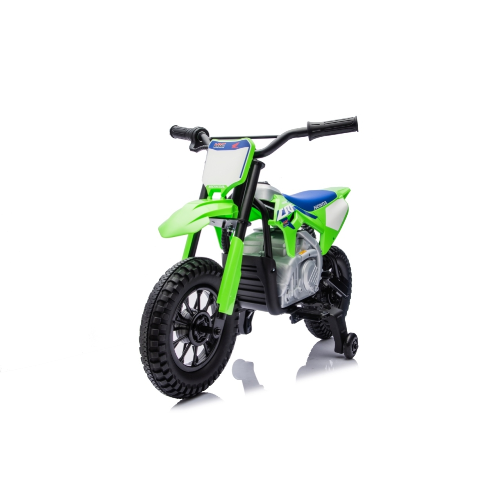 Elektrinis motociklas HONDA CFR450R, Green-Elektromobiliai vaikams, Motociklai-e-vaikas