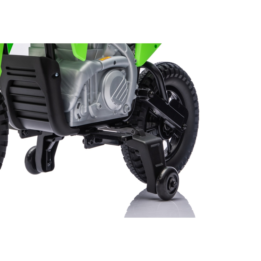 Elektrinis motociklas HONDA CFR450R, Green-Elektromobiliai vaikams, Motociklai-e-vaikas