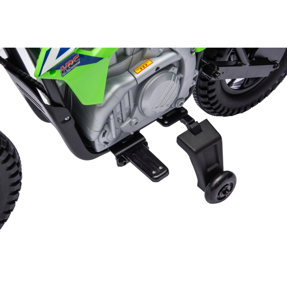 Elektrinis motociklas HONDA CFR450R, Green-Elektromobiliai vaikams, Motociklai-e-vaikas