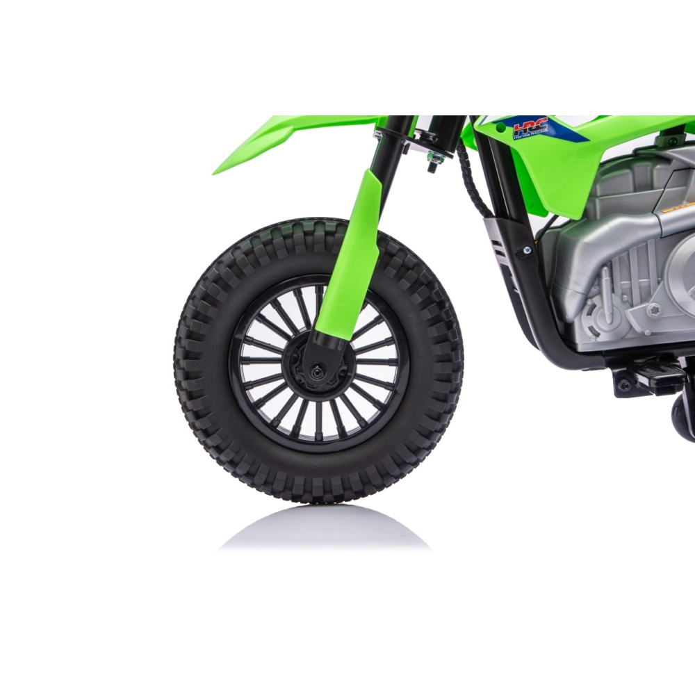 Elektrinis motociklas HONDA CFR450R, Green-Elektromobiliai vaikams, Motociklai-e-vaikas