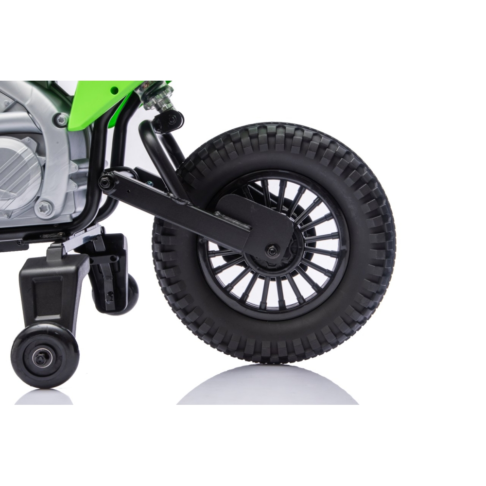 Elektrinis motociklas HONDA CFR450R, Green-Elektromobiliai vaikams, Motociklai-e-vaikas