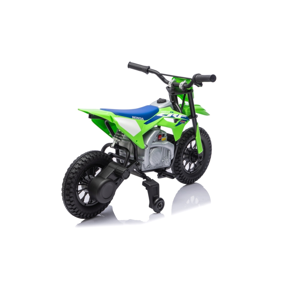Elektrinis motociklas HONDA CFR450R, Green-Elektromobiliai vaikams, Motociklai-e-vaikas