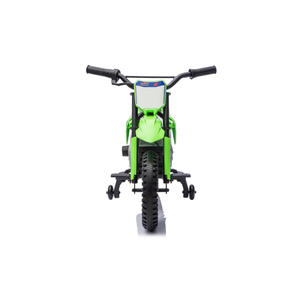 Elektrinis motociklas HONDA CFR450R, Green-Elektromobiliai vaikams, Motociklai-e-vaikas