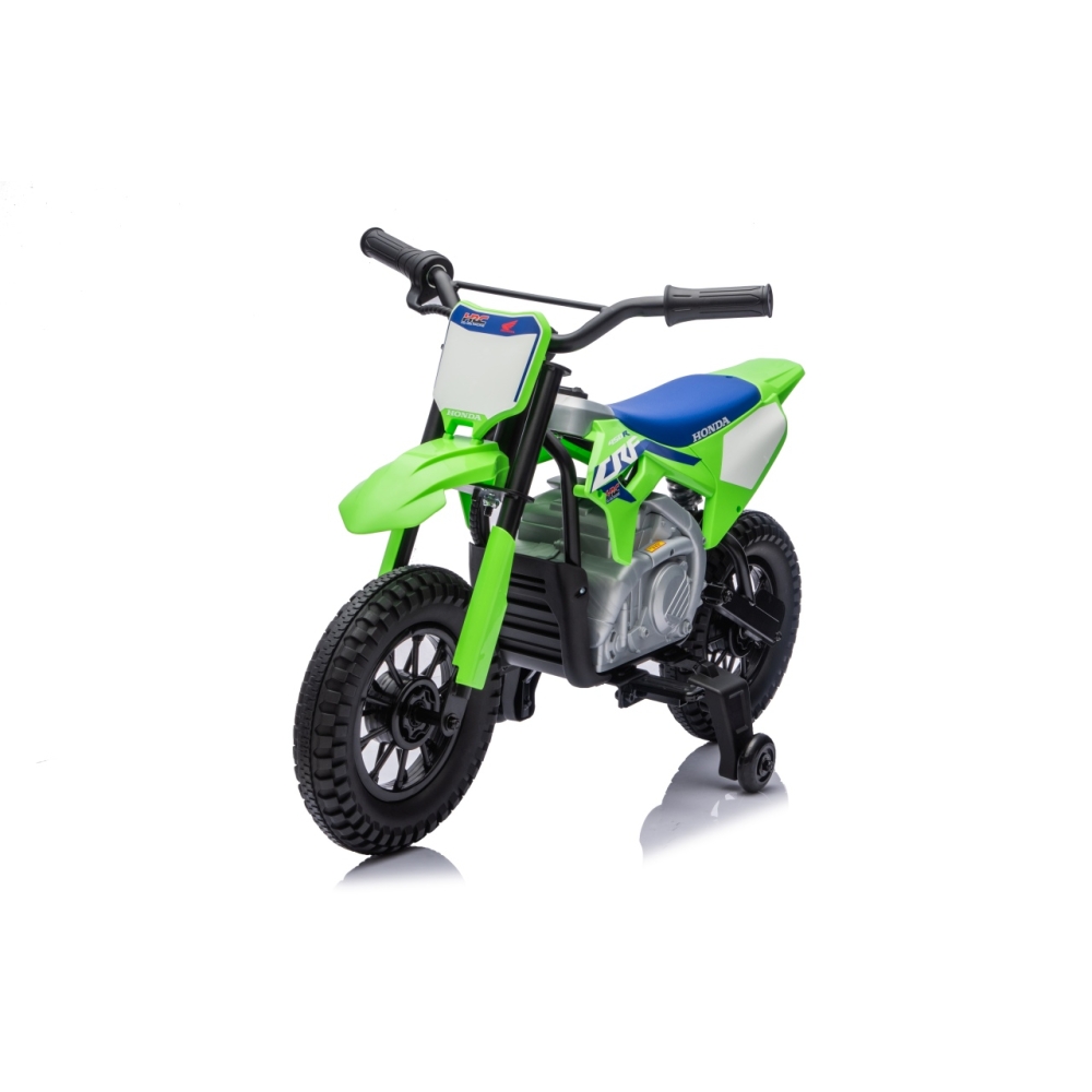 Elektrinis motociklas HONDA CFR450R, Green-Elektromobiliai vaikams, Motociklai-e-vaikas