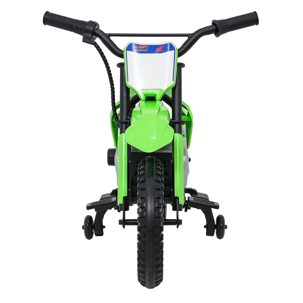 Elektrinis motociklas HONDA CFR450R, Green-Elektromobiliai vaikams, Motociklai-e-vaikas