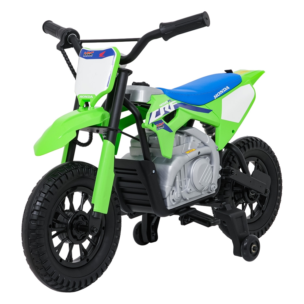 Elektrinis motociklas HONDA CFR450R, Green-Elektromobiliai vaikams, Motociklai-e-vaikas