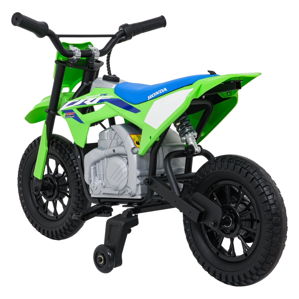 Elektrinis motociklas HONDA CFR450R, Green-Elektromobiliai vaikams, Motociklai-e-vaikas