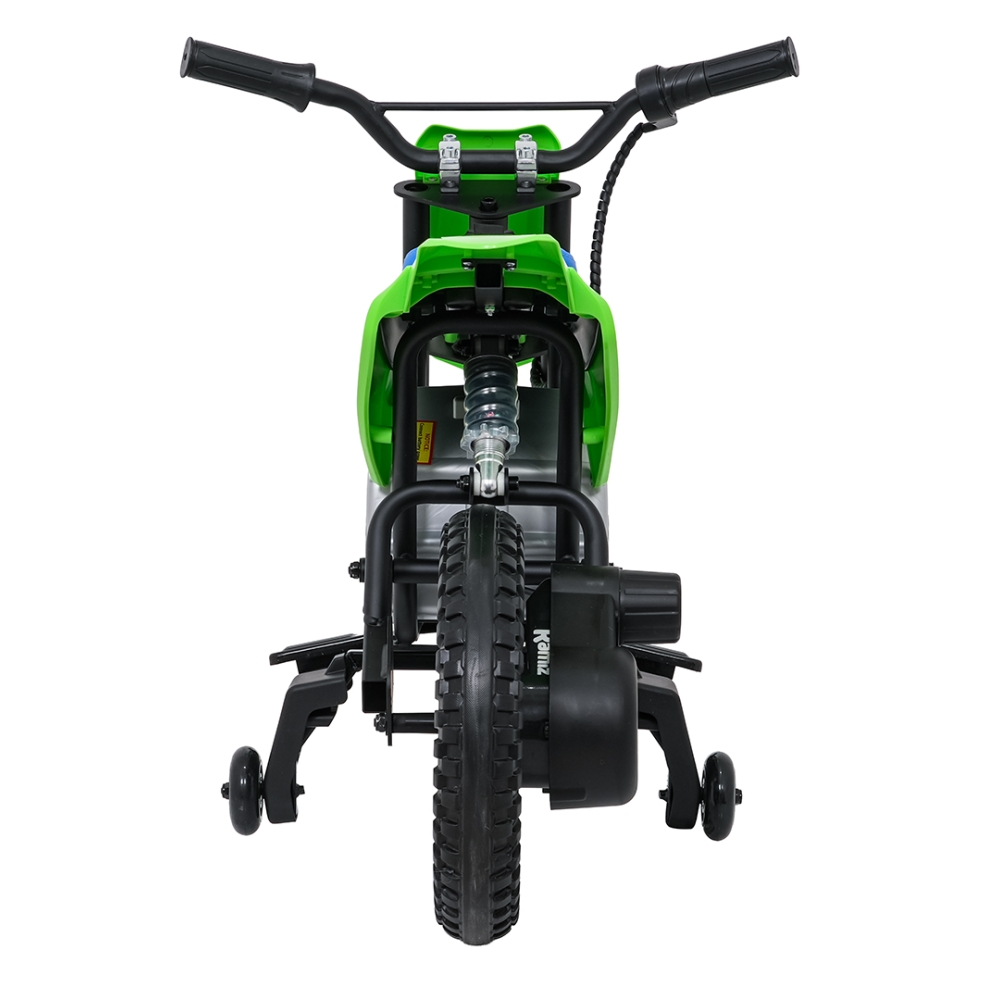 Elektrinis motociklas HONDA CFR450R, Green-Elektromobiliai vaikams, Motociklai-e-vaikas